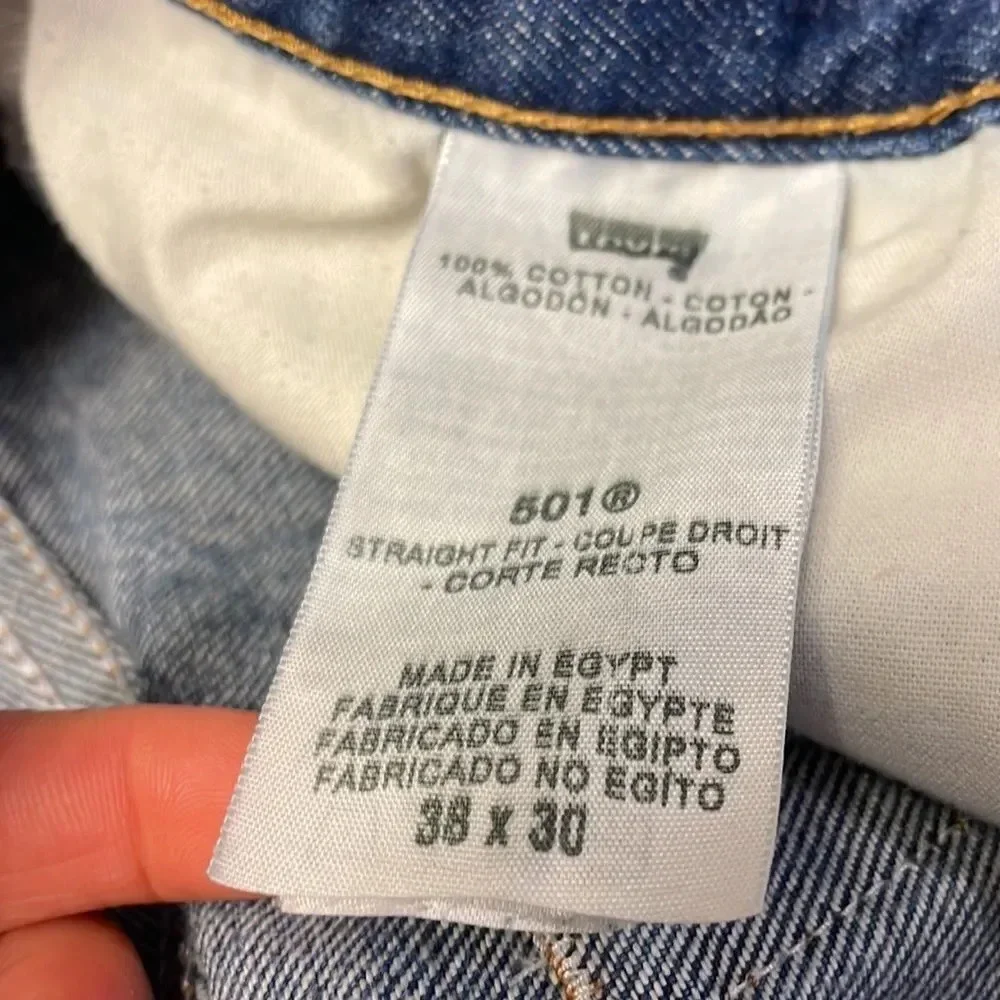 Levi’s 501 mens straight fit Corte recto jeans
